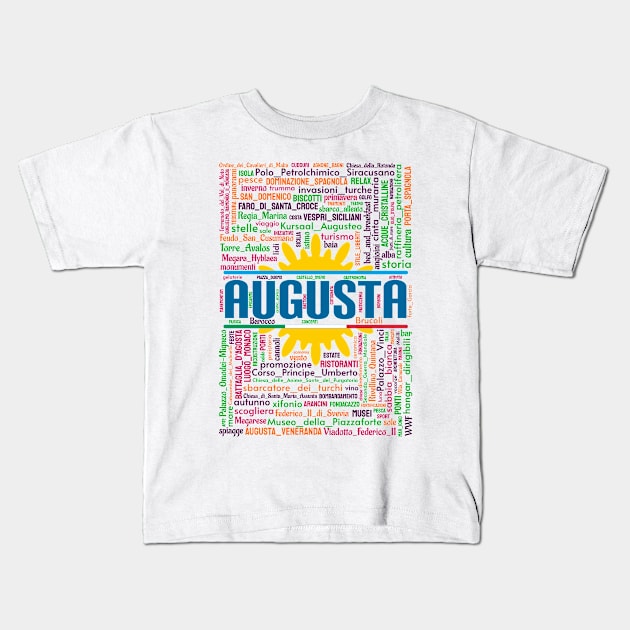 Wordart: Augusta Kids T-Shirt by Condormax